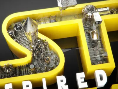 Star Wars Inspired Kitbash Set 3D model