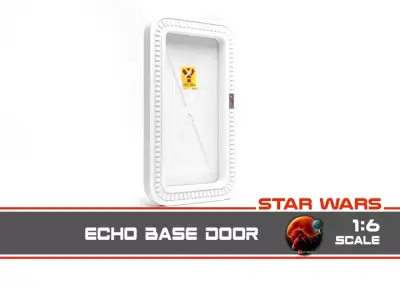 Echo base Door 1-6 scale Hottoys 3D print model
