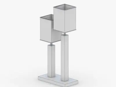 1385 - Table Lamp Low-poly 3D model