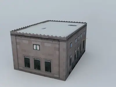 Louisville Municipal Bridge Building Free 3D model