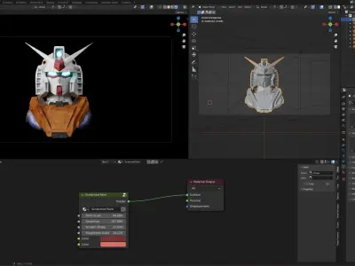 Gundam Toy 3D model