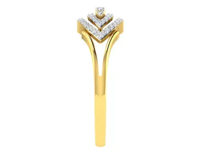 Women Ring  Render 3dm STL OBJ FBX MGX Details 3D print model 2
