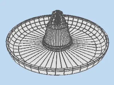 Hat - Sombrero 3D model