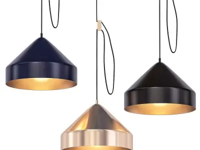 Lloop lamp messing 3D model