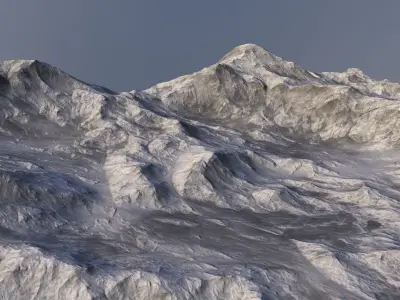 Landscape 91 Low-poly 3D model