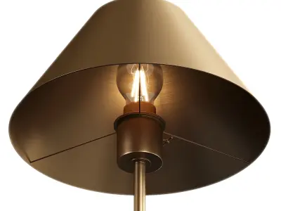 Metal Sconce Wall Light 3D model