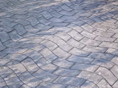 Mrf Pavement Set02 Low-poly 3D model