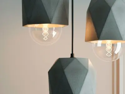 Hanging lamp LOFT HOUSE P-178 3D model purchase