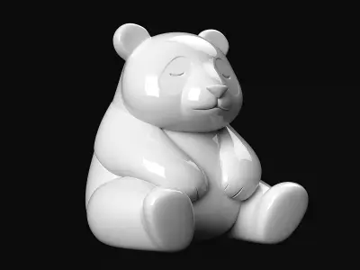 Panda 3D print model