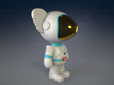 Astronaut Character 3D model 3D model