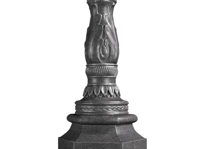 Classic street Outdoor landscape light Lamp Lantern 3D model