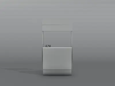 Lemonade Stand Low-poly 3D model