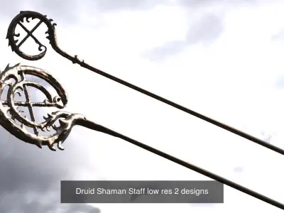 Irish Druid Collection  3D Model Pack