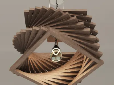 luster 3d model for living room 3D model