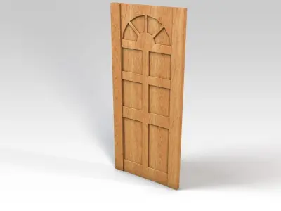 Entrance door - no window Free 3D model