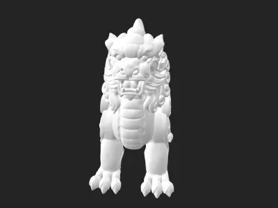 Chinese Ancient Mythical Beast Qilin 3D print model