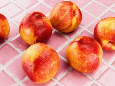 Nectarine - 3D Scan 3D model