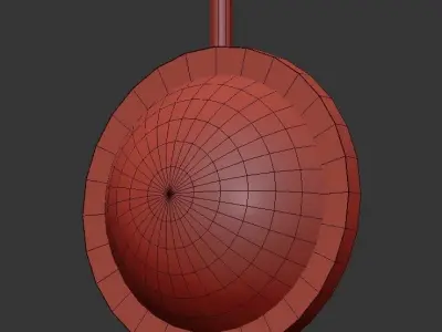 lens pendant 3D model