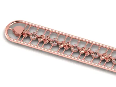 ladies 3d chain or necklace or bracelet 3d model 3D print model