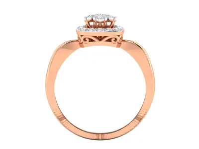 Women Ring Render 3dm STL MTL SLC JCD OBJ FBX Details 3D print model 69
