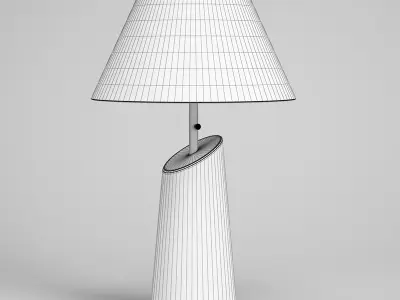 Black Desk Lamp 50 3D model