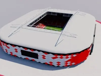 Otkrytiye Arena - Spartak Moscow  3D model