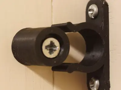 Closet cabinet door snap 3D print model