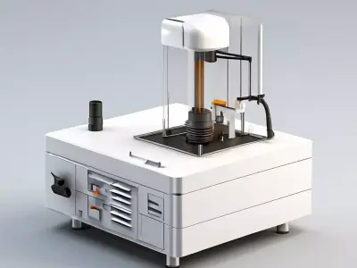 HighTech Laboratory Equipment 3D Model Low-poly 3D model