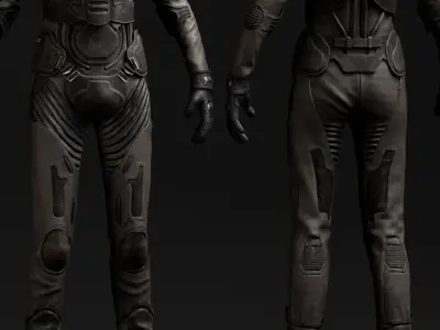Dune Stillsuit 3D model