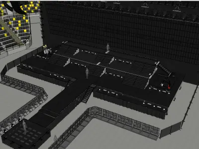 STAGE CONCERT high detail 3D model