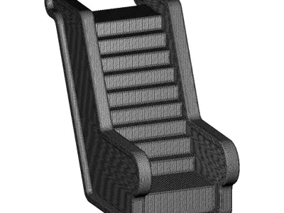 Premium Escalator 3D print model