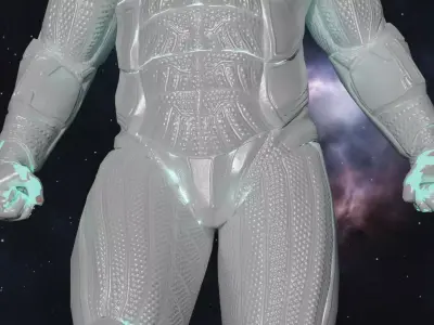 The Beyonder Low-poly 3D model