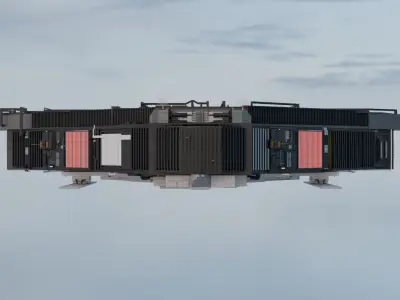 Sprayer Spaceship - 3D-Model 3D model