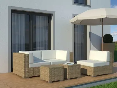 Family House 9 3D model purchase