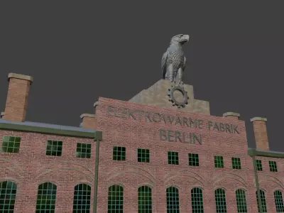 1940 German Factory for game and printing 3D model