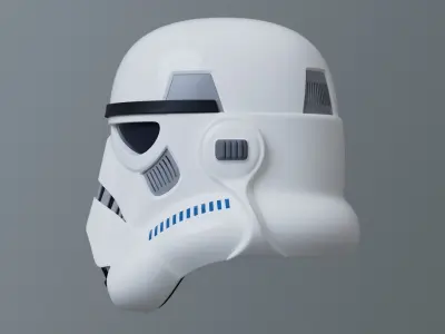 Star Wars - Stormtrooper Helmet 3D model