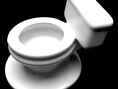 Toilet Ashtray 3D Ready Print Model 3D print model