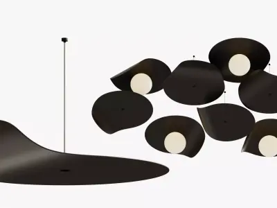 Ceiling Light Flow Kdln 3D model