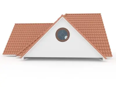 Realistic Roof Shingles 9 3D model
