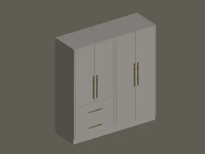 Wardrobe 3D model get