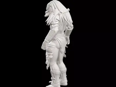 Predator Intergalactic Hunter Miniature 3D print model