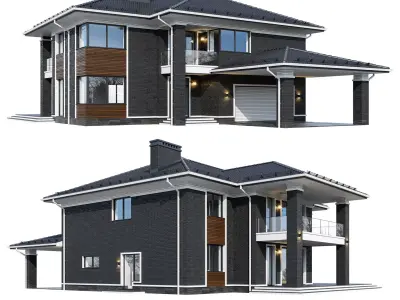 Modern V156 with BLENDER file 3D model