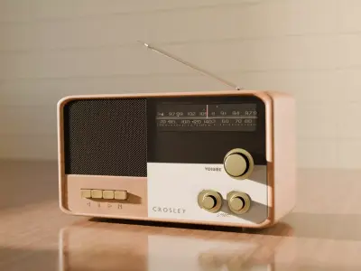 Old Clasic Radio   3D model