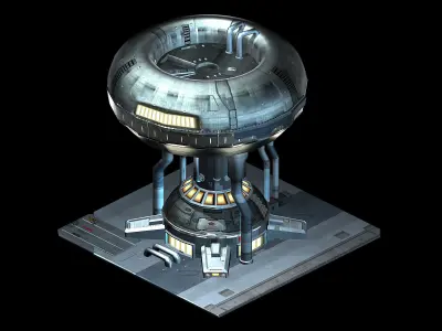 Machinery - Spacecraft - Functional Objects 04 3D model