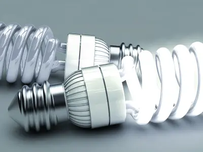 Energy saving lamp 3D model