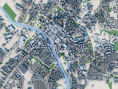 York City England 3D model