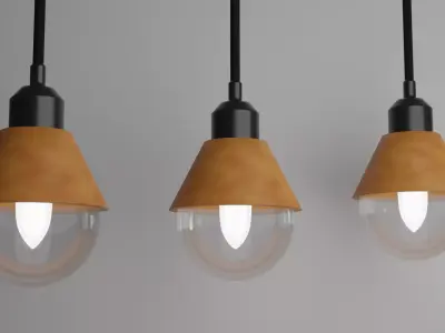 chandelier ligth Free low-poly 3D model