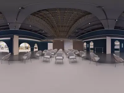 classroom dance Modern 3D model