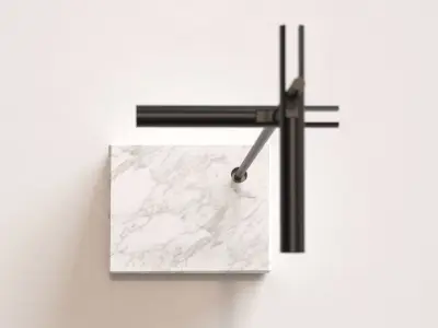 Esprit Double Floor Lamp 3D model