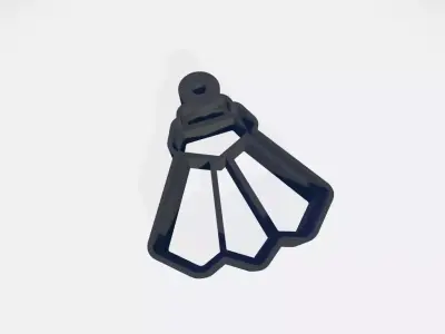 SET 10 KEYCHAINS 3D print models bee turtle origami lemon light 3D print model